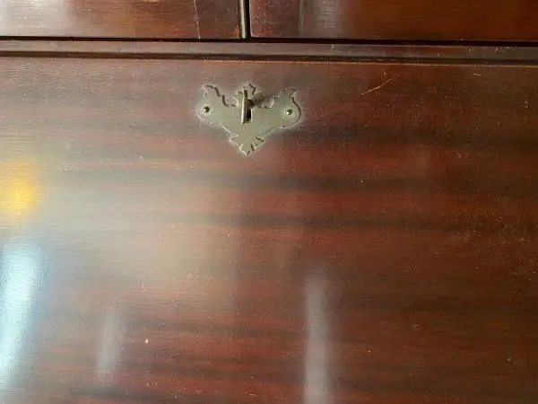 Mahogany Secretary China Cabinet