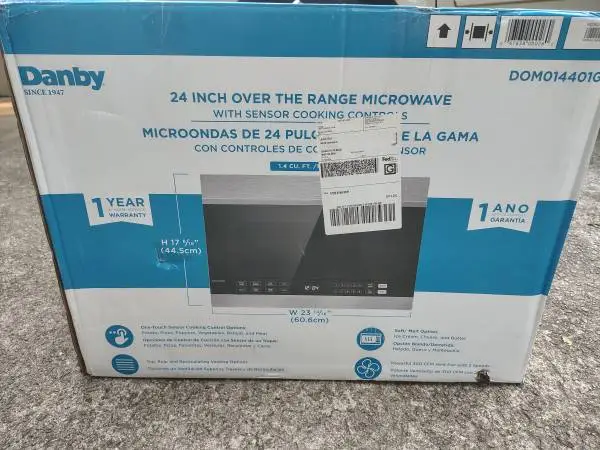 Danby Over the Range Microwave