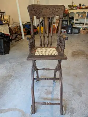Antique Baby High Chair