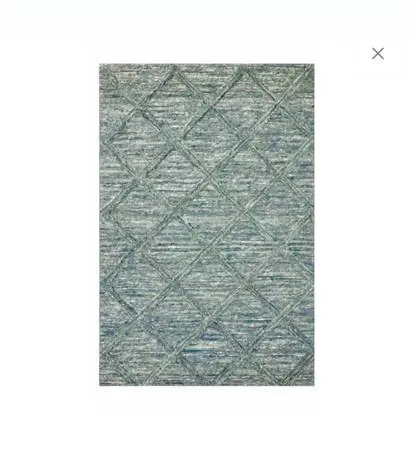 Magnolia Home Hunter Rug “Ocean” 7’9” x 9’9” Hand Tufted Wool