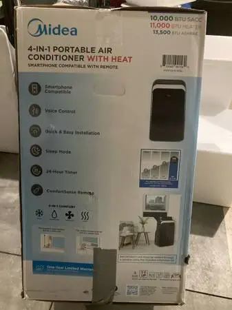 Midea Smart Portable AC with heat unit