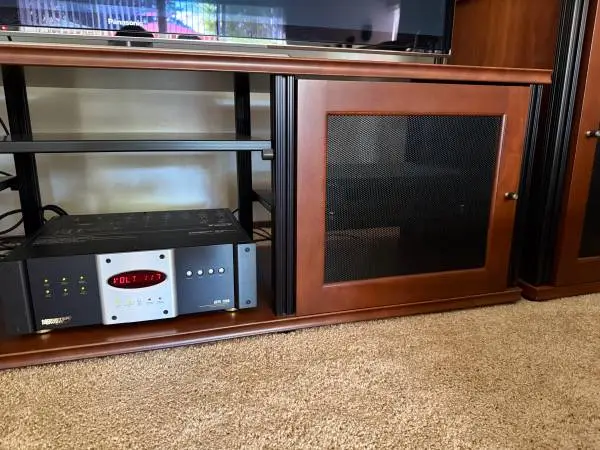 Salamander Designs Synergy Cherry A/V Cabinets – 3 Piece Home Theater