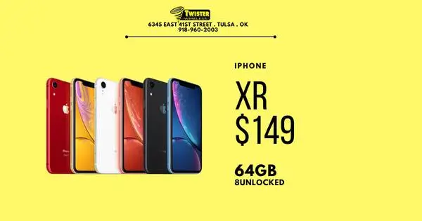 iPhone XR 64GB Unlocked - Like New - $1 Down Finance