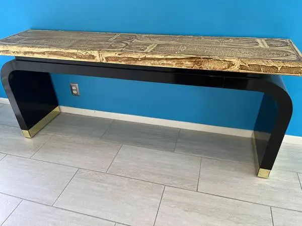 Modern Entryway Table or Entryway Credenza Sideboard