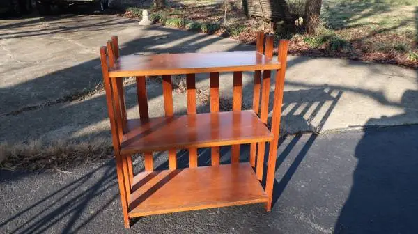 WOODEN SMALL BOOK RACK (HEAVY)
