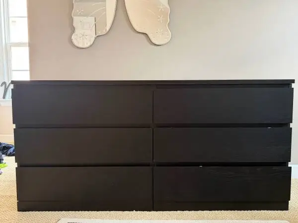 Black wooden console