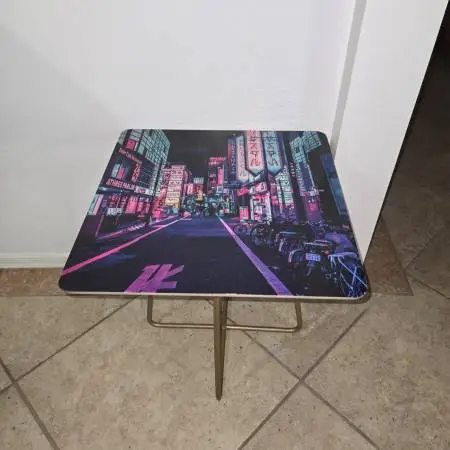 A Neon Wonderland called Tokyo Side Table