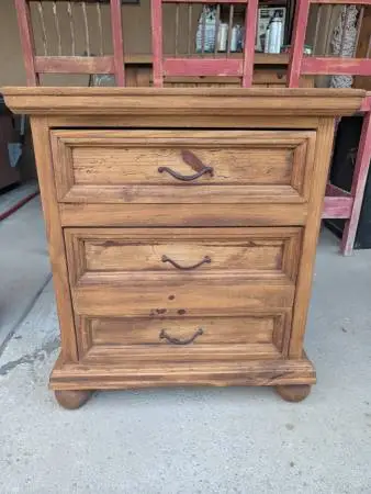 Rustic Chest of Drawers/ Side Table/ File Cabinet