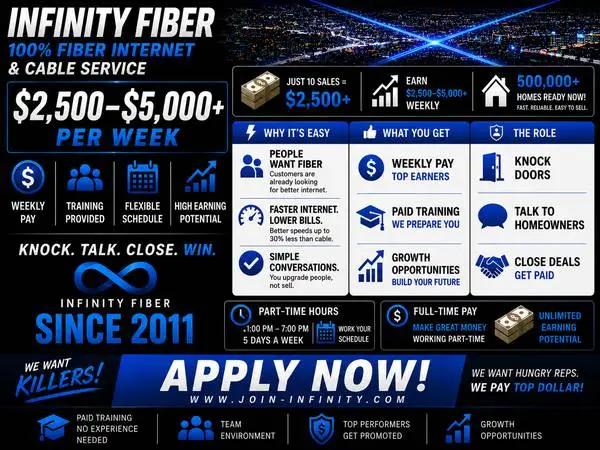 Fiber Internet Sales Rep