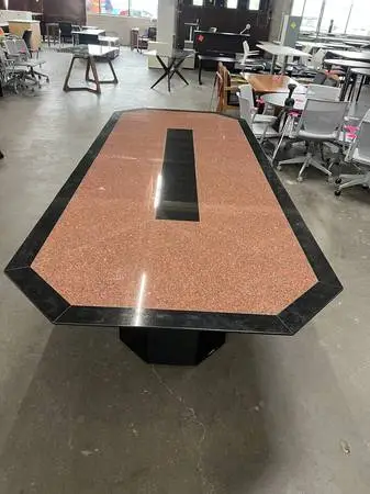 10.8 Marble Top Conference Table (NW Office Liquidations)