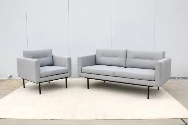 Andreu World and Gensler Design Element Sofa and Lounge Chair Set of 2