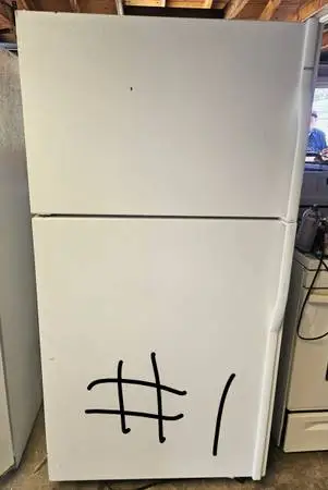White fridge