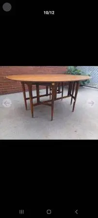 🔥Beautiful Mid Century Modern Gateleg  Dining Table 🔥