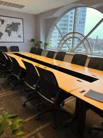 Great Conference Table & Beautiful Chairs