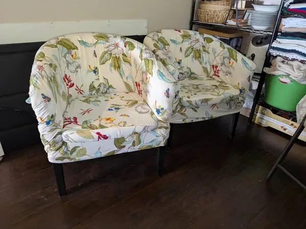 Chairs-flower pattern (2 available)