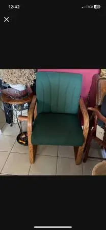 Green Upholstered Chair
