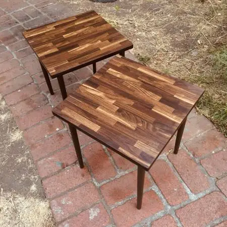 1960sorig Pair Mid Century Modern Cocktail/End Tables/lk new