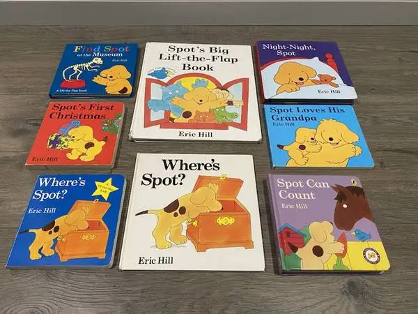 SPOT & HIS FRIENDS 8 BOOKS by ERIC HILL ~ LIFT A FLAP & BOARD BOOKS