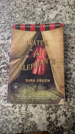 Water for Elephants by Sara Gruen Paperback Book