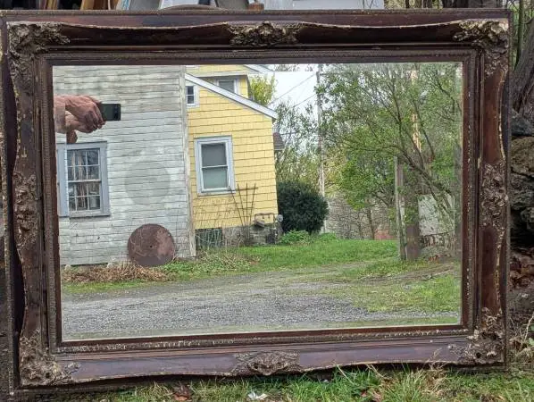 Large Mirror Vintage Antique