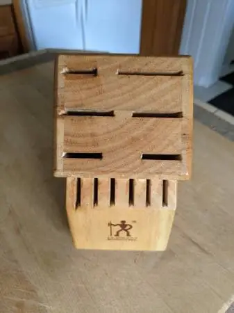 J.A. HENCKELS SOLID ROCK MAPLE KNIFE BLOCK