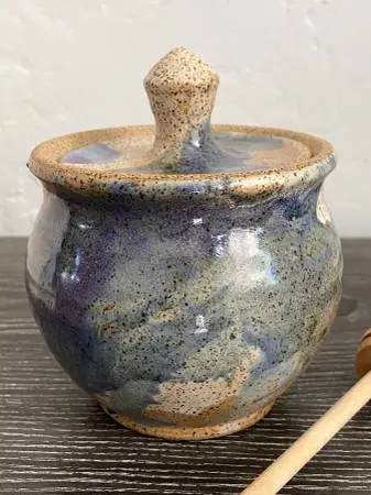 Vintage Studio Pottery Honey Pot