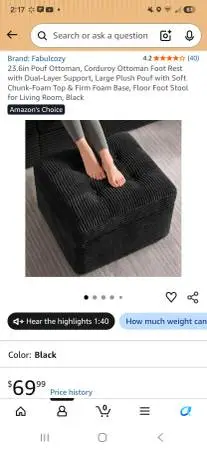 Pouf Ottoman
