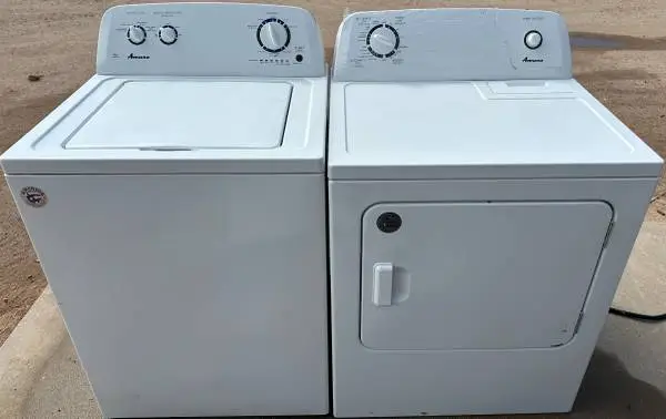 4.5cu Amana By Whirpool Heavy Duty Super Capacity Washer & Electric Dryer Set