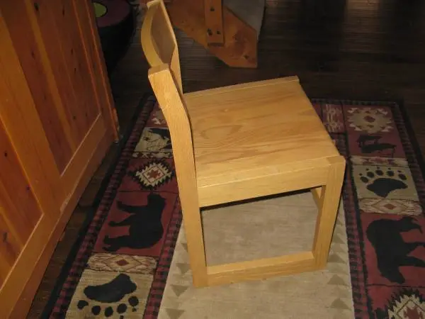Chairs, 16 solid wood library