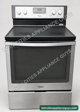 Whirlpool 6.2 Cu Ft Electric Range with AquaLift Self-Clean — $200