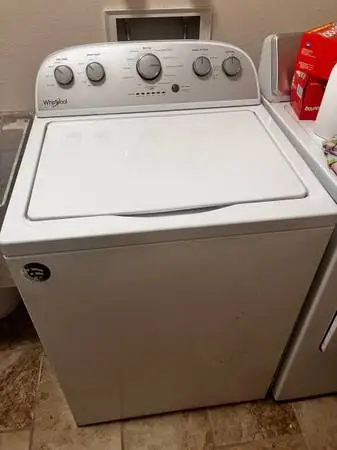 Whirlpool top loading clothes washer, gets off balance