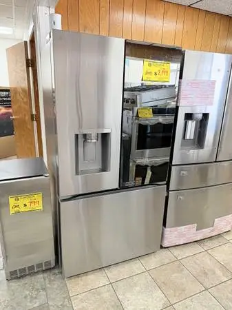 LG GLASS DOOR FRENCH DOOR FRIDGE