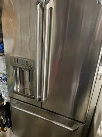 GE Smart French Door Refrigerator with Water Dispenser Stainless Steel