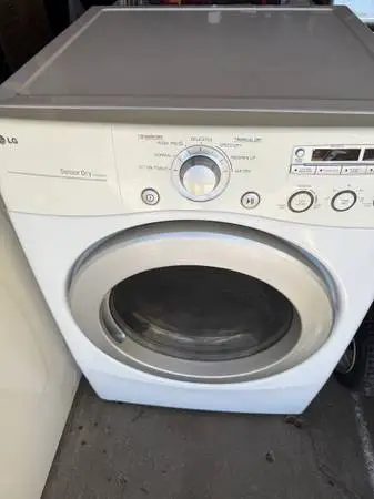 White LG front load electric dryer good working condition free deliver