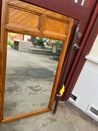 Mirror in Wood Frame by Thomasville