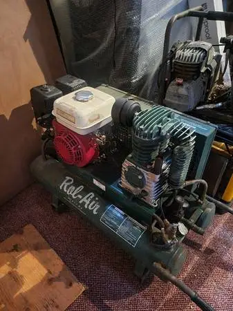 used Rol-Air Compressors, Emglo air compressors