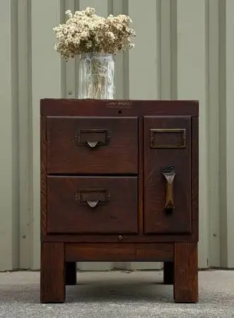 Lovely Vintage Shaw Walker File Cabinet