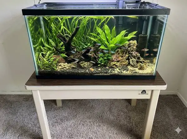 HEAVY DUTY table absolutely PERFECT for an Aquarium or heavy CRT monit