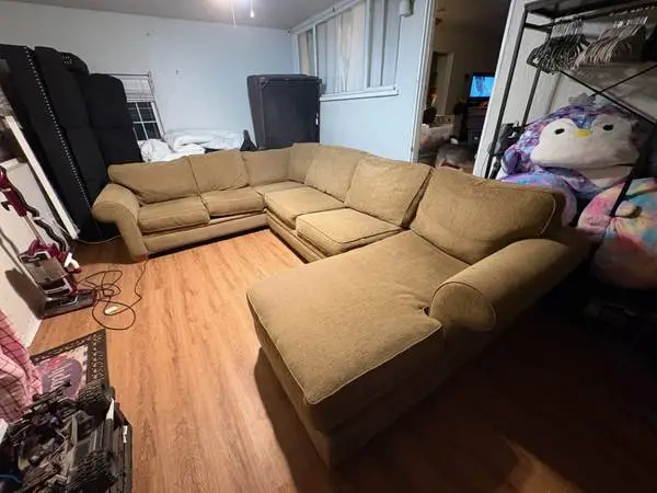 Large sectional with hide-a-bed #1940