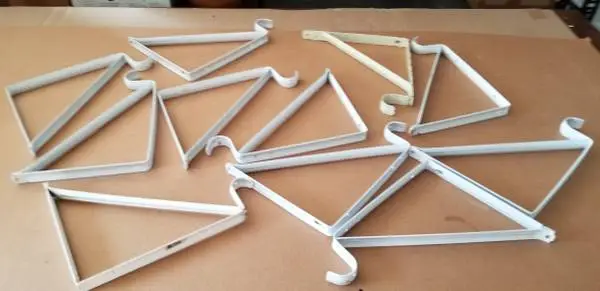Shelf brackets 10 pcs.