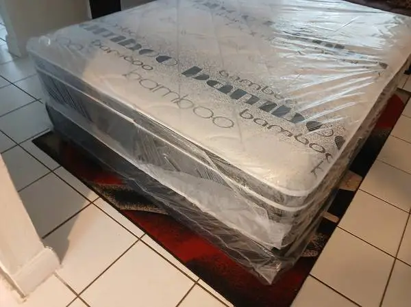 $200 new bamboo queen pillow top mattress only brand new free deliver
