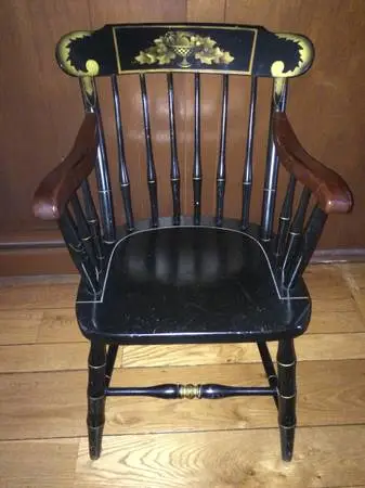 Antique Vintage Captains Chair Early 1900s