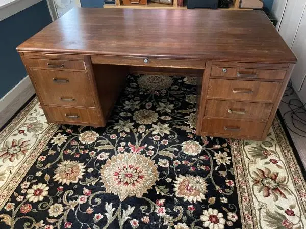 ~*~*VINTAGE MID CENTURY MODERN TANKER DESK*~*~