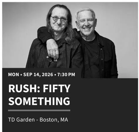 RUSH 2 tickets $360 each sec109 row E