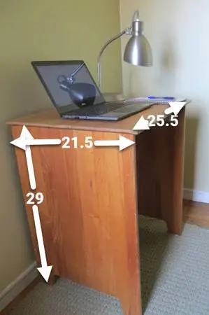 Dorm-sized desk