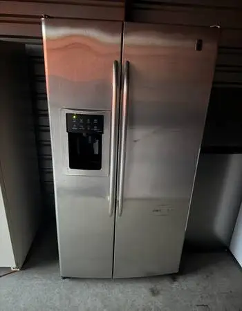 GE Stainless Steel Refrigerator And Freezer