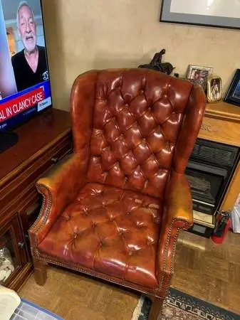 Pair of Wing Back Chairs