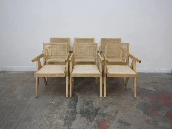 Moes Home Collection TAKASHI Arm Chair in Solid Elm (Set of 2) //We H