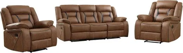 🔥 Luxury Recliner Sofa Set 3+1+1