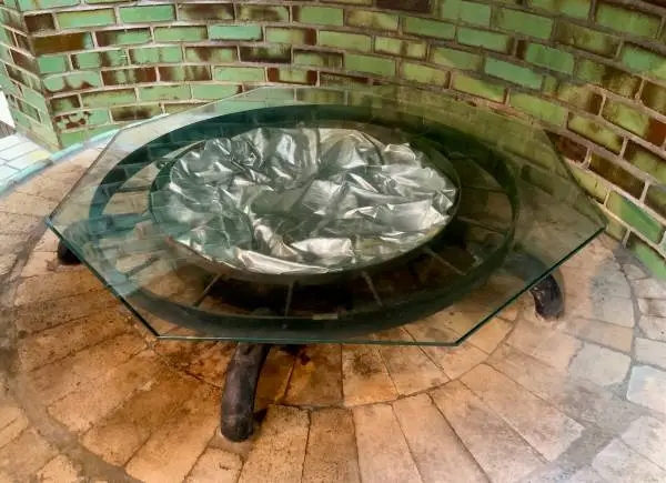 GLASS TABLE TOP, 48” Octagon, Beveled